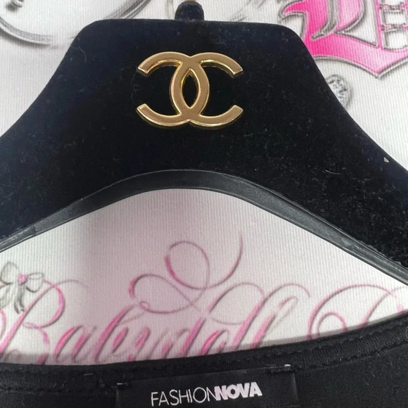 Fashion nova dress V neck front twist high low leg stretchy buttery fabric - Picture 3 of 5